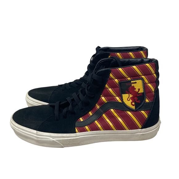 Vans Harry Potter Gryffindor Hi Top Sneakers Mens 11 Skater Burgundy Gold main image 7